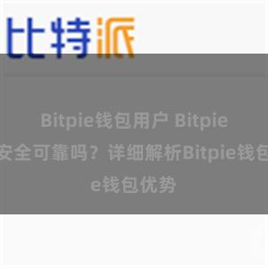 Bitpie钱包用户 Bitpie钱包安全可靠吗？详细解析Bitpie钱包优势