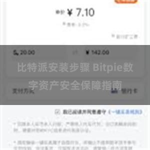 比特派安装步骤 Bitpie数字资产安全保障指南