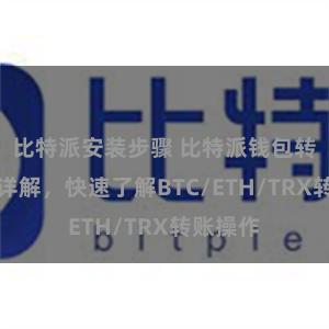 比特派安装步骤 比特派钱包转账教程详解，快速了解BTC/ETH/TRX转账操作