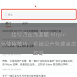 比特派在线客服 Bitpie钱包使用技巧：多链资产管理全攻略