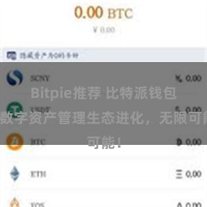 Bitpie推荐 比特派钱包：数字资产管理生态进化，无限可能！