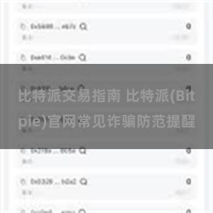 比特派交易指南 比特派(Bitpie)官网常见诈骗防范提醒