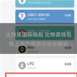 比特派国际钱包 比特派钱包链上资产追踪功能全解析