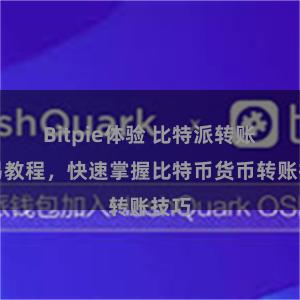 Bitpie体验 比特派转账简易教程，快速掌握比特币货币转账技巧