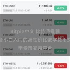 Bitpie中文 比特派推荐：最适合小白入门的高性价比数字货币交易平台